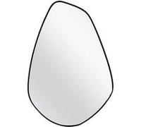 Miroir métal noir organic 46x66 cm - Table Passion - Noir - Métal G