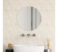 vidaXL Étagères murales flottantes – Lot de 2 80×9×3 cm MDF Blanc Ledge en U