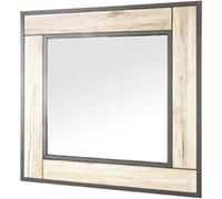 Miroir Mural "Anabelle" 70cm Chêne & Gris G