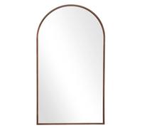 Miroir Mural Arcade en Alu et Bois de Peuplier 78 x 140 cm - Atmosphera