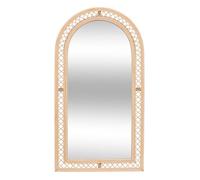Miroir mural arche ""Anahi"" 87 x 47 cm rotin Atmosphera