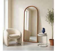 Miroir mural arche bois de pin 60 x 160cm