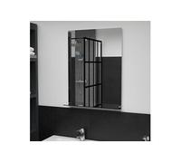 vidaXL Miroir mural avec étagère 50x70 cm