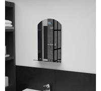 vidaXL Miroir avec Étagère - Verre 30x50 cm