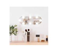 vidaXL Miroir LED ovale - 15x40 cm