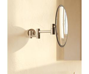 Miroir mural avec verre grossissant titane noir mat 200x317x200 mm Niara - LAUFEN H3860611630001