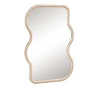 Miroir mural Bellerirnu 90 x 60 cm effet chêne Sonoma