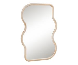 Miroir mural Bellerirnu 90 x 60 cm effet chêne Sonoma
