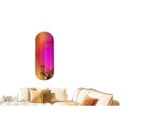 Miroir mural, couleur arc-en-ciel, 17,5 x 47,2 pouces , arc-en-ciel