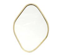 Miroir Mural Déco Contour Losange 34cm Or