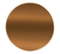 Miroir Mural Design Alice 50cm Ambre