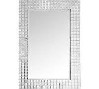 Miroir Mural Design "Apollos" 90cm Argent Gris G
