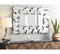 Miroir mural en inox - L. 120 x H. 76 cm - UYUNI