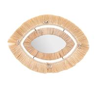Miroir Mural en Rotin et Raphia 44 X 31 cm - Atmosphera