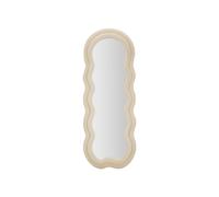 Miroir Mural en Velours "Wavy" 160cm Crème