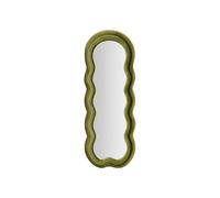 Miroir Mural en Velours "Wavy" 160cm Vert