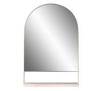 Miroir Mural & Étagère Design Doha 69cm Blanc