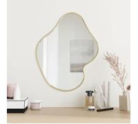 Miroir mural - FYDUN - A34827195003 - Doré - Verre - 50x40 cm