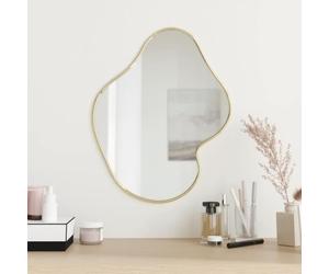 Miroir mural - FYDUN - A34827195003 - Doré - Verre - 50x40 cm