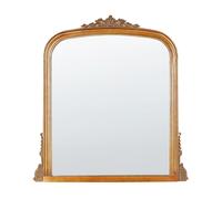 Miroir Mural Glamour Vintage Métal 75 x 78 cm Doré Sussey