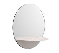 Normann Copenhagen Miroir Horizon rond blanc