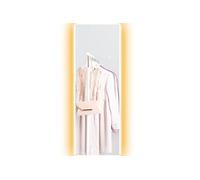 HOMCOM Grand Miroir Mural Rectangulaire 120 x 40 cm avec Éclairage LED | Miroir Pleine Longueur, Sans Carde, Anti-Déflagrante, Intensité Variable, 3 Couleurs D'éclairage, Transparent