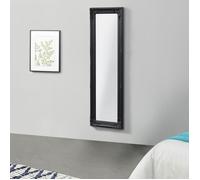 Miroir Mural Livorno 132 x 42 x 3 5 cm Noir