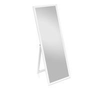 Miroir mural Luton bois véritable rectangulaire 130 x 45 cm