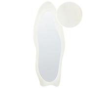 Miroir mural en velours blanc 57 x 160 cm REIGNY