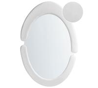 Miroir Mural Moderne Cadre en MDF 53 x 89 cm Décoratif Suspendu Forme Irrégulièr