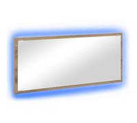 Vidaxl Miroir De Salle De Bain Chêne Artisan Bois D'ingénierie, Verre