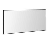 Miroir mural moderne - vidaXL - Chêne noir - 80x37 cm - Verre et bois ingénierie - Éclairage LED - Montage mural
