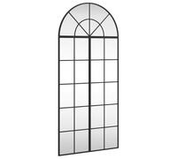 Miroir mural noir 60x130 cm arche fer