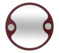 Miroir Mural Rond Design Austin 50cm Bordeaux