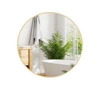 Miroir mural rond dia. 70 cm cadre métal doré G