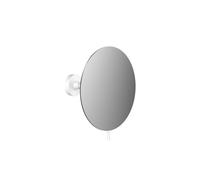 Miroir mural rond emco, 1 bras, 3 plis, rond, diamètre 200mm, 109413938, Couleur: blanc