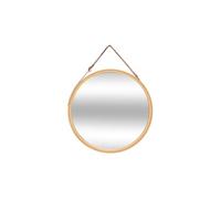 MIROIR MUR CUIR ROND BAM D38 - 5 five simply smart