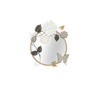 Miroir mural rond 'Tonis' en Métal et Verre 66cm Multicolore