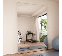 Miroir mural sans cadre 120x200 cm – Incassable, léger, sans cadre et sans verre – Grand miroir XXL pour salle de sport à domicile, salle de danse, yoga, fitness, studio, chambre à coucher – Miroirs s