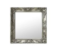 vidaXL Miroir mural style baroque 50x50 cm Argenté 320314 Gris G