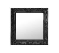 vidaXL Miroir mural style baroque 50x50 cm noir 320315