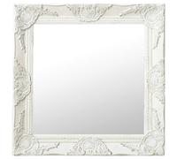 Miroir Mural Style Baroque 50x60 cm Noir Suspendu Dressing Garde-robe vidaXL