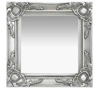 Miroir Mural Style Baroque 50x60 cm Noir Suspendu Dressing Garde-robe vidaXL