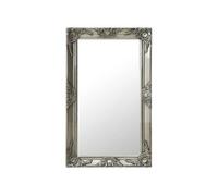 vidaXL Miroir mural style baroque décoratif suspendu rectangulaire 50x80 cm Argenté
