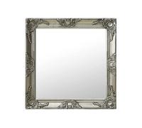 vidaXL Miroir mural Baroque 60x60 cm Argenté