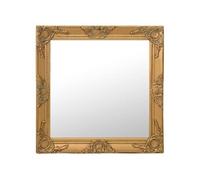 Miroir mural style baroque 60x60 cm Doré 320333