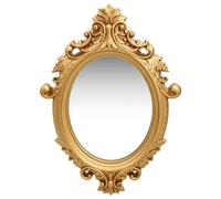Miroir Mural Style Château Blanc Suspendu Garde-robe Chambre Maison vidaXL