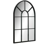Miroir mural style verrière FAGGIA noir