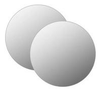 vidaXL Miroirs muraux ronds 40 cm Verre 2 pièces