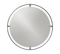 Audo Copenhagen Miroir Nimbus bronzed brass. ø 110